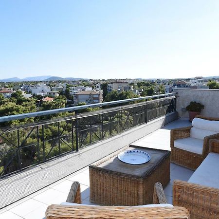 Apartamento Top Floor With Stunning 360 View Rafína Exterior foto