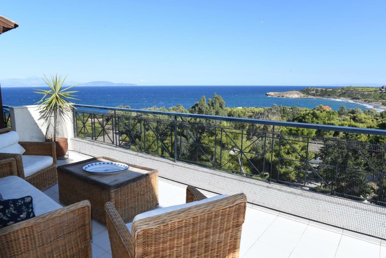 Apartamento Top Floor With Stunning 360 View Rafína Exterior foto