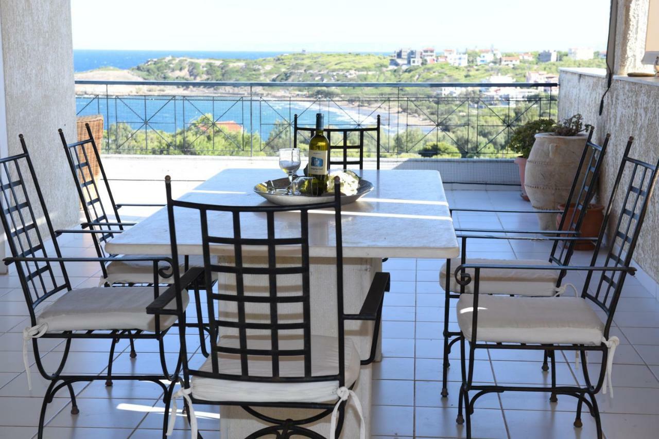 Apartamento Top Floor With Stunning 360 View Rafína Exterior foto